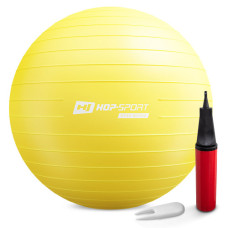 Фітбол Hop-Sport 75cm HS-R075YB yellow + насос